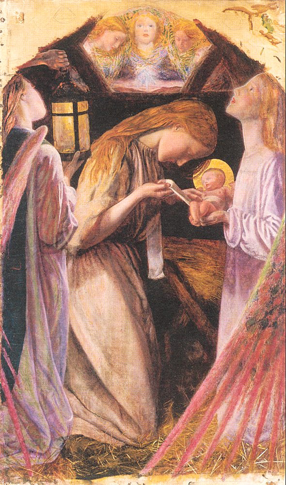 Pintura de Navidad en Obispado de San Bernardo