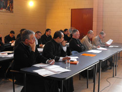 Asistentes Seminario en Obispado de San Bernardo