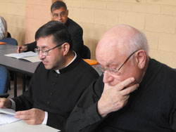Asistentes Seminario Mayor en Obispado de San Bernardo