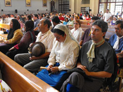 Folklore en la Catedral de San Bernardo