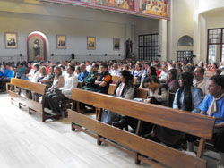 Folklore en la Catedral de San Bernardo