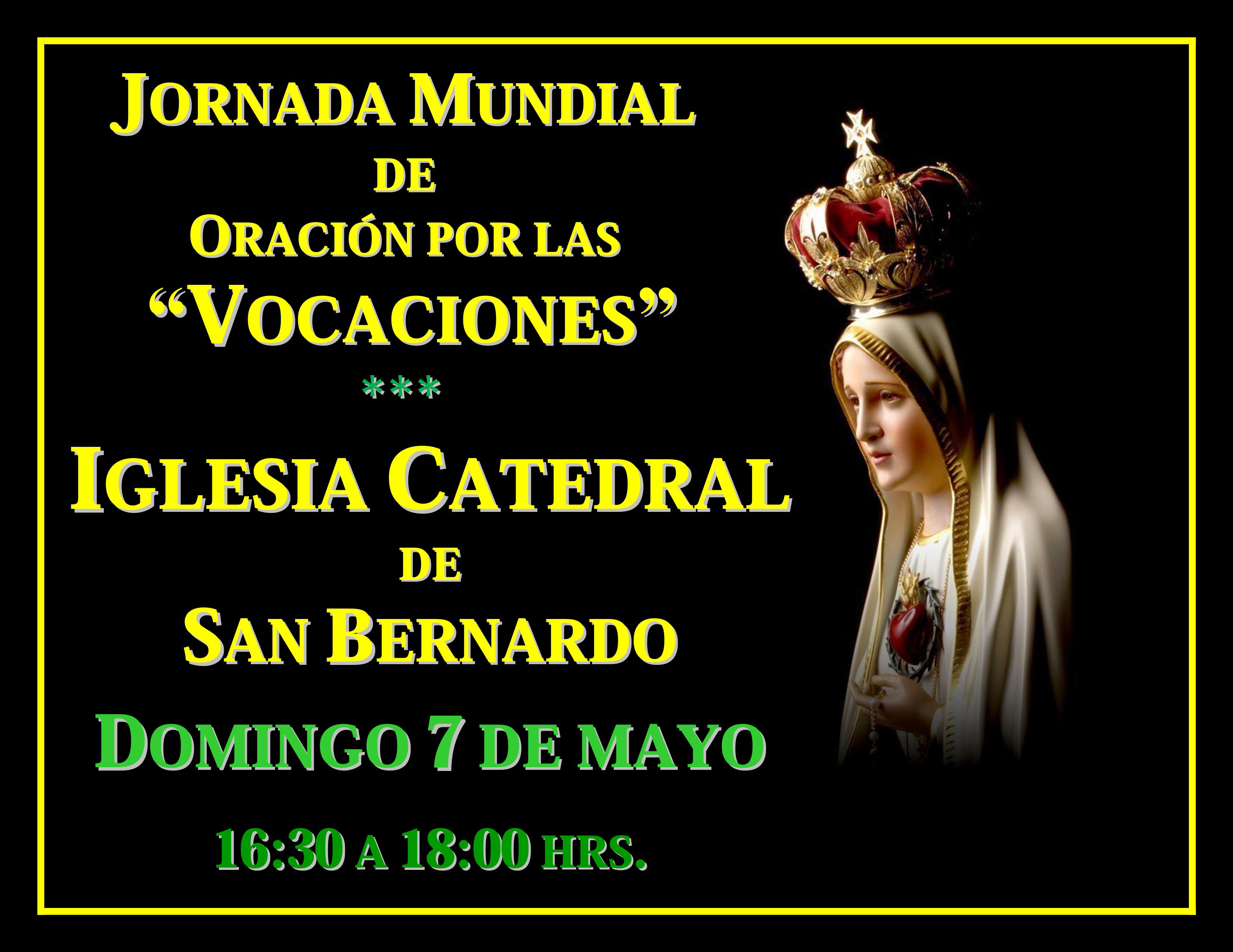 AFICHE JORNADA MUNDIAL DE ORACIÓN POR LAS VOCACIONES 2017